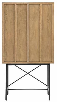 Gallery Panelled Wooden 2 Door Drinks Cabinet