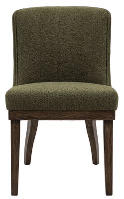 Kelvedon Fabric Dining Chair Comes In Green And Taupe Options Sold In Pairs