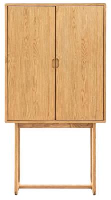Product photograph of Craft 2 Door 2 Drawer Cocktail Cabinet - Comes In Natural And Smoked Options from Choice Furniture Superstore