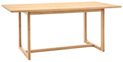 Product photograph of Craft 180cm Dining Table - Comes In Natural And Smoked Options from Choice Furniture Superstore