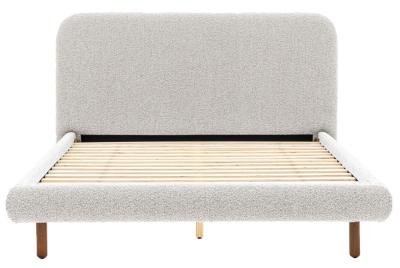Product photograph of Rabley 5ft King Size Fabric Bed - Comes In Stone Grey And Charcoal Options from Choice Furniture Superstore
