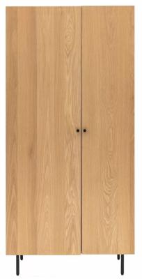 Ashdown Natural 2 Door Wardrobe