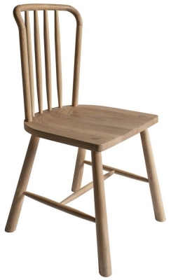 Wycombe Dining Chair (Sold in Pairs) - Comes in Oak and Black Options