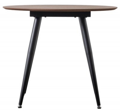 Product photograph of Astley Walnut 90cm Round Dining Table from Choice Furniture Superstore