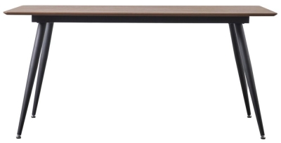 Product photograph of Astley Walnut 160cm Dining Table from Choice Furniture Superstore