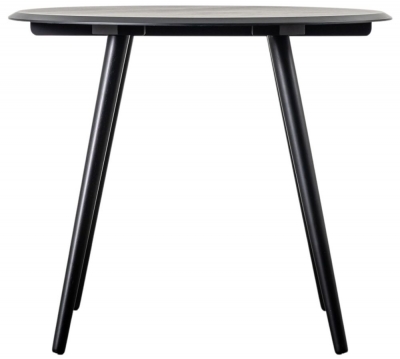 Product photograph of Maddox Black Round Dining Table - 2 Seater from Choice Furniture Superstore