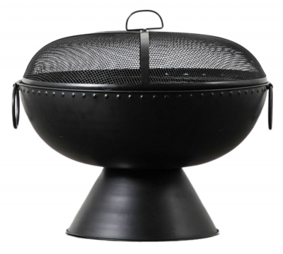 Product photograph of Perano Black Outdoor Garden Firepit from Choice Furniture Superstore