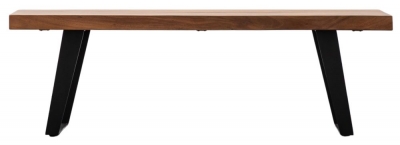 Product photograph of Newington Acacia Small Dining Bench from Choice Furniture Superstore