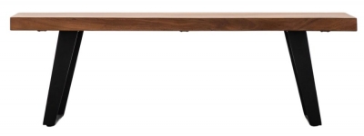 Product photograph of Newington Natural Acacia Large Dining Bench from Choice Furniture Superstore