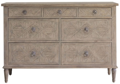 Product photograph of Mustique Wooden 4 3 Drawer Chest from Choice Furniture Superstore