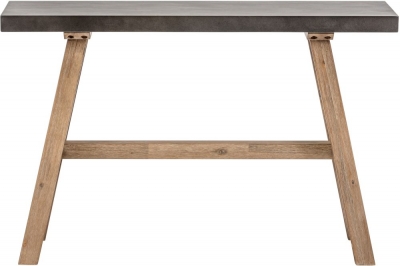Product photograph of Pimlico Acacia Wood And Concrete Top Console Table from Choice Furniture Superstore