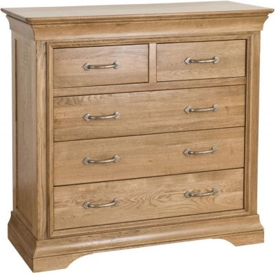 Product photograph of Lyon Oak 3 2 Drawer Chest from Choice Furniture Superstore