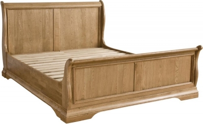 Product photograph of Lyon Oak Bed from Choice Furniture Superstore