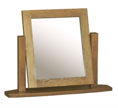 Product photograph of Lyon Oak Dressing Mirror from Choice Furniture Superstore