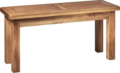 Product photograph of Kent Oak Dining Bench from Choice Furniture Superstore