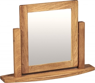 Product photograph of Kent Oak Dressing Mirror from Choice Furniture Superstore