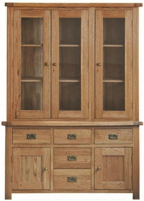 Product photograph of Kent Oak Large Dresser from Choice Furniture Superstore