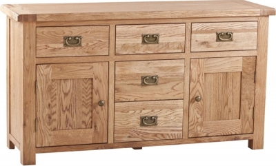 Product photograph of Kent Oak Large Sideboard from Choice Furniture Superstore