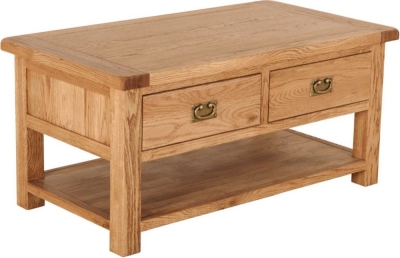 Product photograph of Kent Oak Storage Coffee Table from Choice Furniture Superstore
