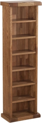 Product photograph of Originals Rustic Oak Cd Rack from Choice Furniture Superstore