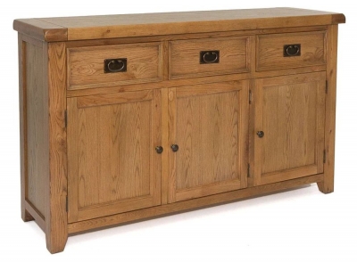 Product photograph of Originals Rustic Oak Large Sideboard from Choice Furniture Superstore