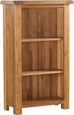 Product photograph of Originals Rustic Oak Low Bookcase from Choice Furniture Superstore