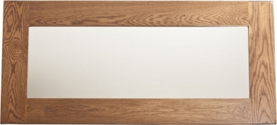 Product photograph of Originals Rustic Oak Rectangular Wall Mirror - 130cm X 60cm from Choice Furniture Superstore
