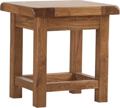 Product photograph of Originals Rustic Oak Side Table from Choice Furniture Superstore