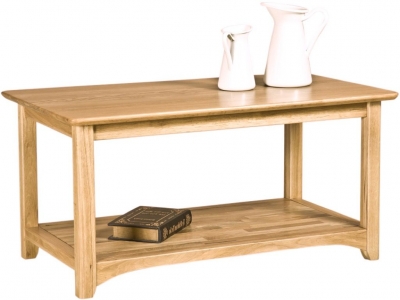 Product photograph of Shaker Oak Coffee Table from Choice Furniture Superstore