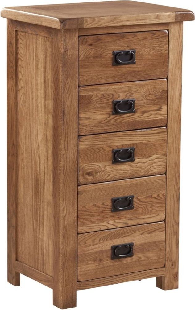 Originals Rustic Oak 5 Drawer Chest