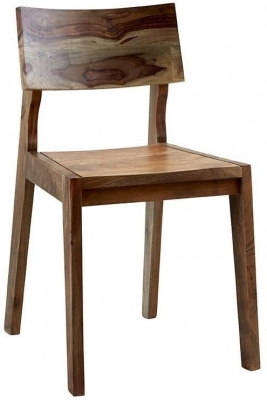 Product photograph of Aspen Brown Dining Chair Sold In Pairs from Choice Furniture Superstore