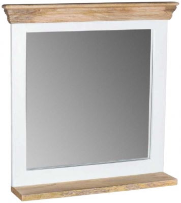 Product photograph of Alfie Brown Solid Mango Wood Mirror from Choice Furniture Superstore