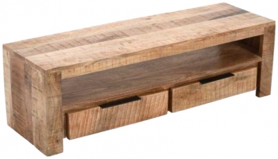 Dispur Solid Mango Wood 130cm Tv Unit