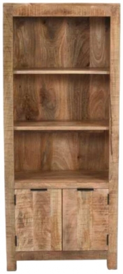 Product photograph of Surrey Brown Bookcase from Choice Furniture Superstore