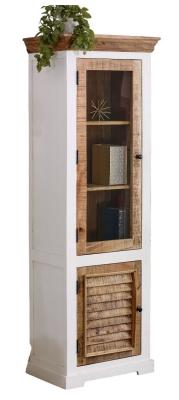 Alfie Mango Wood Tall Display Cabinet