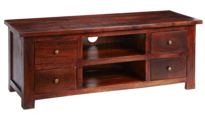 Jaipur Dark Wood 130cm Tv Unit