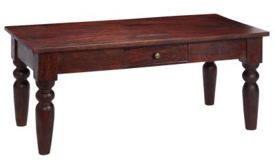 Jaipur Dark Mango Wood Coffee Table 1 Drawer