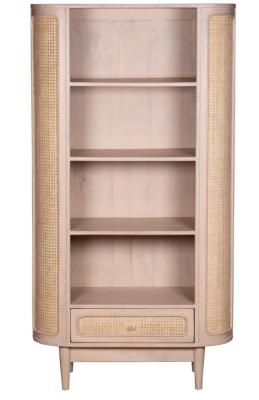 Valencia Rattan And Mango Wood Bookcase