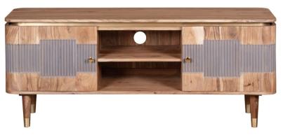 Wilton 145cm Acacia Wood Tv Unit