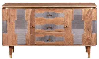 Wilton Acacia Wood 140cm Large Sideboard 2 Doors