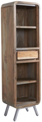 Product photograph of Aspen Brown Bookcase from Choice Furniture Superstore