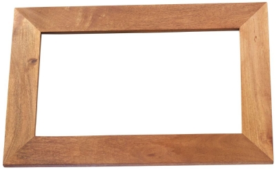 Product photograph of Toko Light Mango Matt Solid Mango Hardwood Frame Mirror from Choice Furniture Superstore