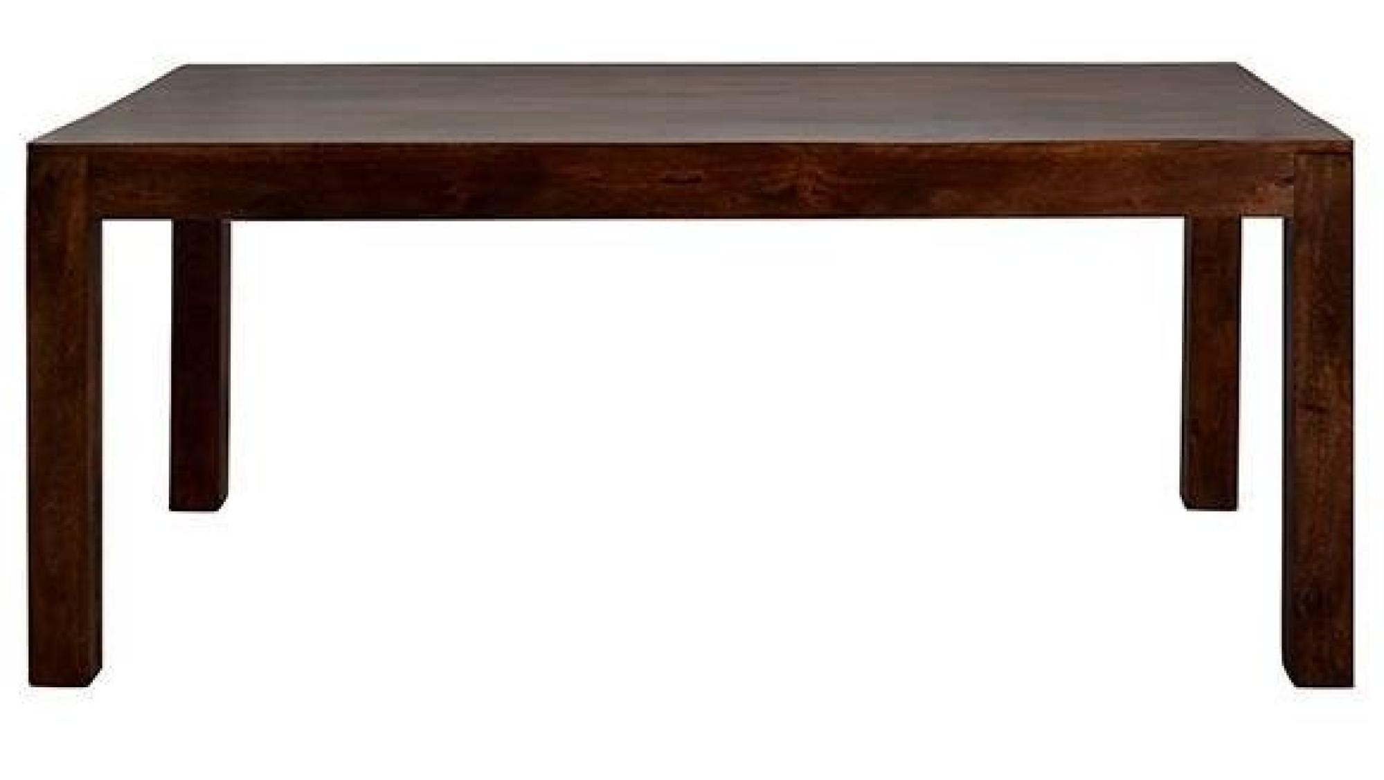 Dakota Dark Mango Wood 6 Seater Dining Table