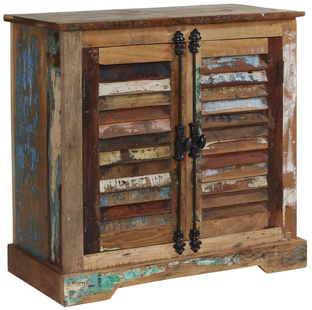 Reclaimed Wood Small 2 Door Sideboard