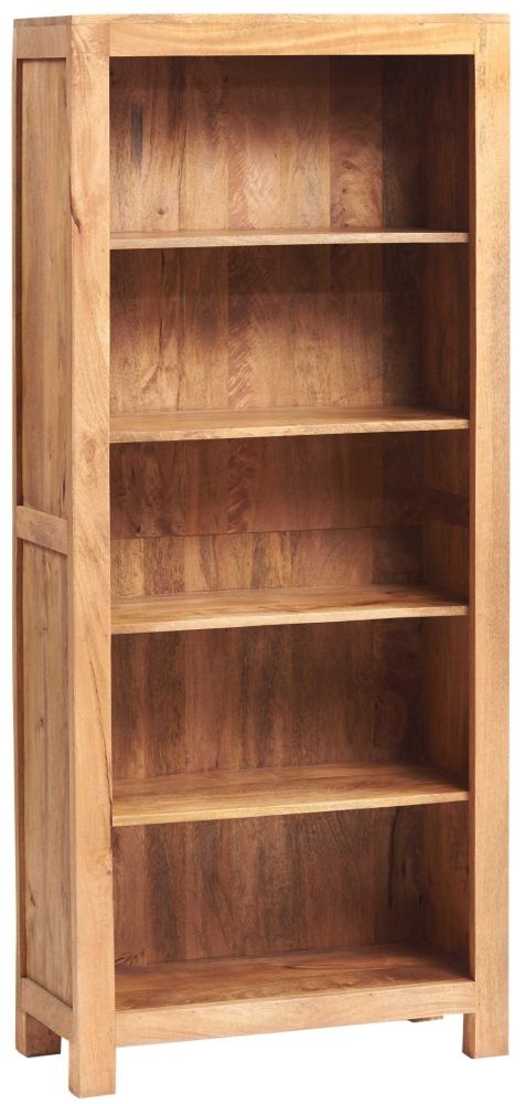 Dakota Light Mango Wood Open Bookcase