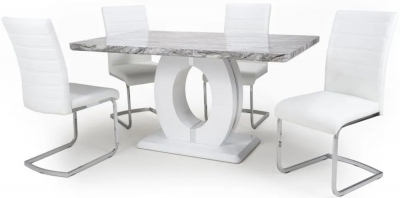 Product photograph of Neptune Medium And 4 Callisto Dining Set from Choice Furniture Superstore