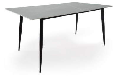 Product photograph of Monaco Grey Sintered Stone 160cm Dining Table from Choice Furniture Superstore