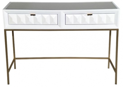Product photograph of Verona White High Gloss Console Table from Choice Furniture Superstore