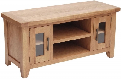 Product photograph of Hampshire Oak Large Tv Unit from Choice Furniture Superstore