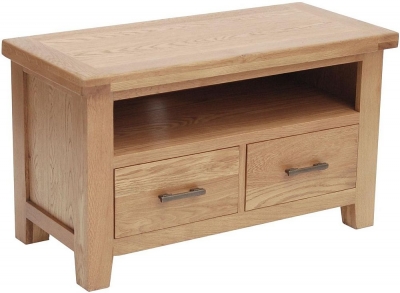 Product photograph of Hampshire Oak Tv Unit from Choice Furniture Superstore